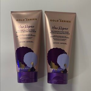 Gold Series Hair Repair Reconstructing Mask - Purple & Gold